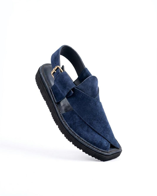 Air Kaptaan Chappal Blue Suede