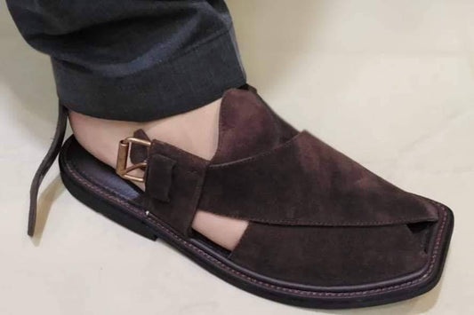Suede Leather Peshawari Chappal