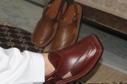 Three Gear Peshawari Chappal