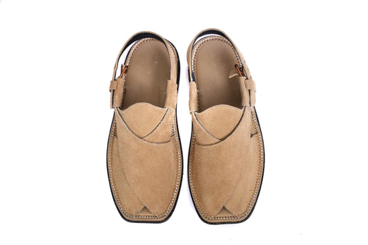 Suede Leather Peshawari Chappal