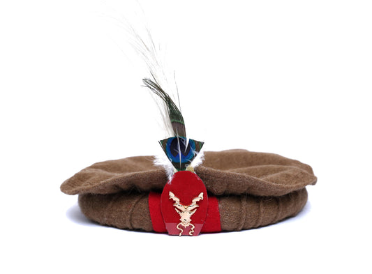 Markhor Pakol Bunanza wool with Peacock Feather