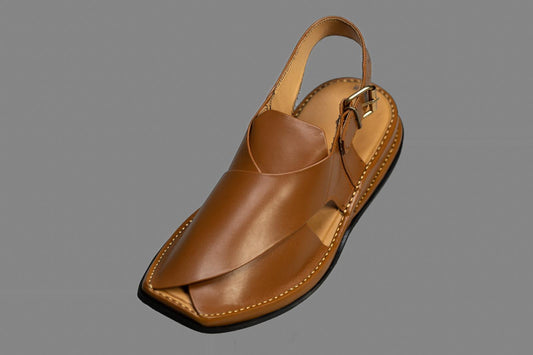 Royal Golden Peshawari Chappal