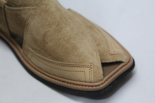 Suede Leather Peshawari Chappal