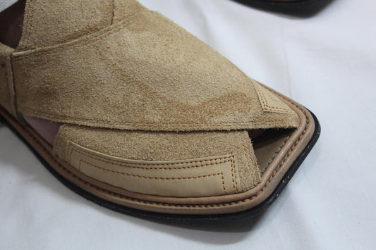 Suede Leather Peshawari Chappal